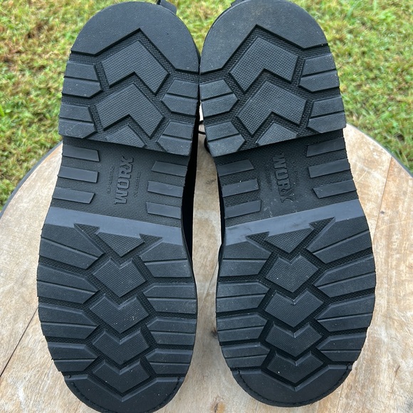 WORX BY RED WINGS MENS SAFETY WORK BOOT STEEL TOE SIZE 12 BLACK - Picture 7 of 11